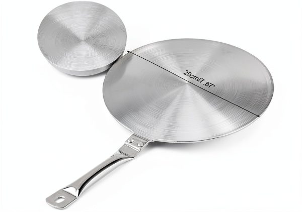 Induction Hob Heat Diffuser fosa 24cm Stainless Steel for Gas/Electric-2