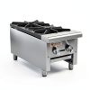 2 Burners Gas Stove, 12"X27" Propane and Natural Gas Commercial Hot Plate, 56,000 BTU Stainless Steel Wok Countertop Commercial Range Restaurant Equipment Gas Stove Burner for Outdoor Cooker-1