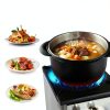 Commercial Single Stock Pot Stove HIPOPLLER 18" Iron Burner 90000 BTU-4