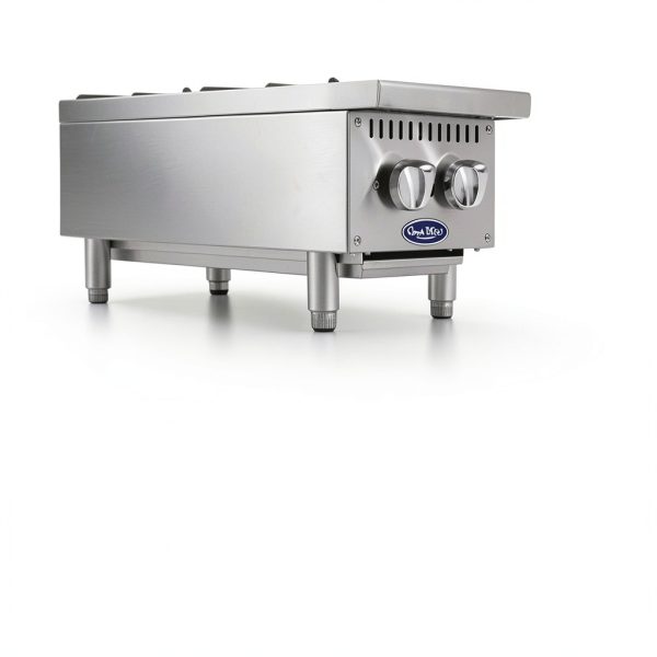 Atosa CookRite ACHP-2 12" Vertical Gas Hot Plate 2 Burner 64k BTU-2