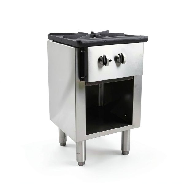 Commercial Single Stock Pot Stove HIPOPLLER 18" Iron Burner 90000 BTU-1