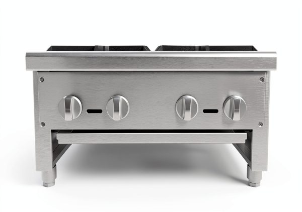 STEELBUS 24'' Heavy Duty Commercial Hot Plate 4 Burner Natural Propane-3