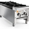 2 Burners Gas Stove HOCCOT Dual Fuel Stainless Steel Hot Plate-7