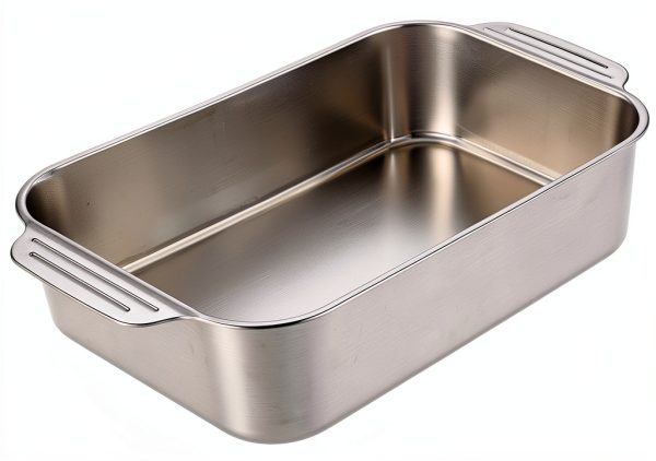 Grilled fish plate Stainless Steel Deep Pan 37CM by WJTZLBNSUY-0