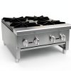STEELBUS 24'' Heavy Duty Commercial Hot Plate 4 Burner Natural Propane-0
