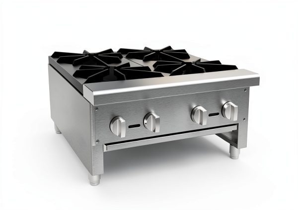 STEELBUS 24'' Heavy Duty Commercial Hot Plate 4 Burner Natural Propane-0