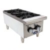 Atosa CookRite ACHP-2 12" Vertical Gas Hot Plate 2 Burner 64k BTU-0
