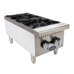 Atosa CookRite ACHP-2 12" Vertical Gas Hot Plate 2 Burner 64k BTU-0