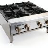 STEELBUS 24'' Heavy Duty Commercial Hot Plate 4 Burner Natural Propane-5