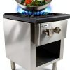 Commercial Single Stock Pot Stove HIPOPLLER 18" Iron Burner 90000 BTU-0