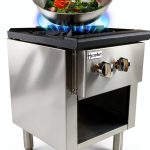 Commercial Single Stock Pot Stove HIPOPLLER 18" Iron Burner 90000 BTU-0