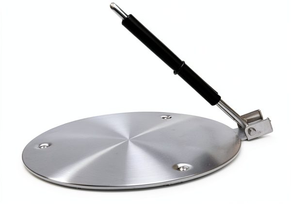 Foldable Embossed Induction Hob Heat Diffuser Upromax 8‑inch Stainless-2