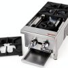 Patriot Gas Hot Plate 2-Burner 50,000 BTU 12-Inch Stainless Steel-0