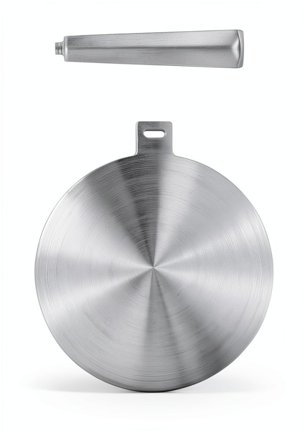 7.87″ inch Heat Diffuser Stainless Steel with Removable Handle, Induction Adapter Plate for Induction Electric Gas Glass Cooktop, Heat Transfer Conduction Plate, Defrosting Frozen Food-2