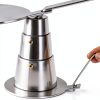 7.87″ inch Heat Diffuser Stainless Steel with Removable Handle, Induction Adapter Plate for Induction Electric Gas Glass Cooktop, Heat Transfer Conduction Plate, Defrosting Frozen Food-4
