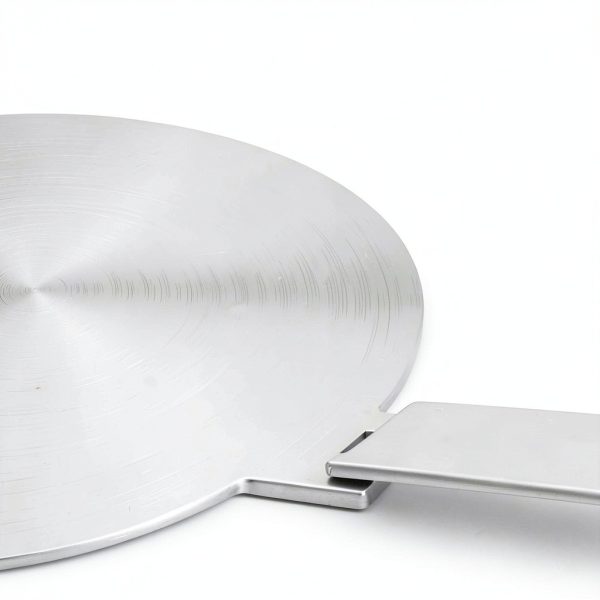 7.87″ inch Heat Diffuser Stainless Steel with Removable Handle, Induction Adapter Plate for Induction Electric Gas Glass Cooktop, Heat Transfer Conduction Plate, Defrosting Frozen Food-3